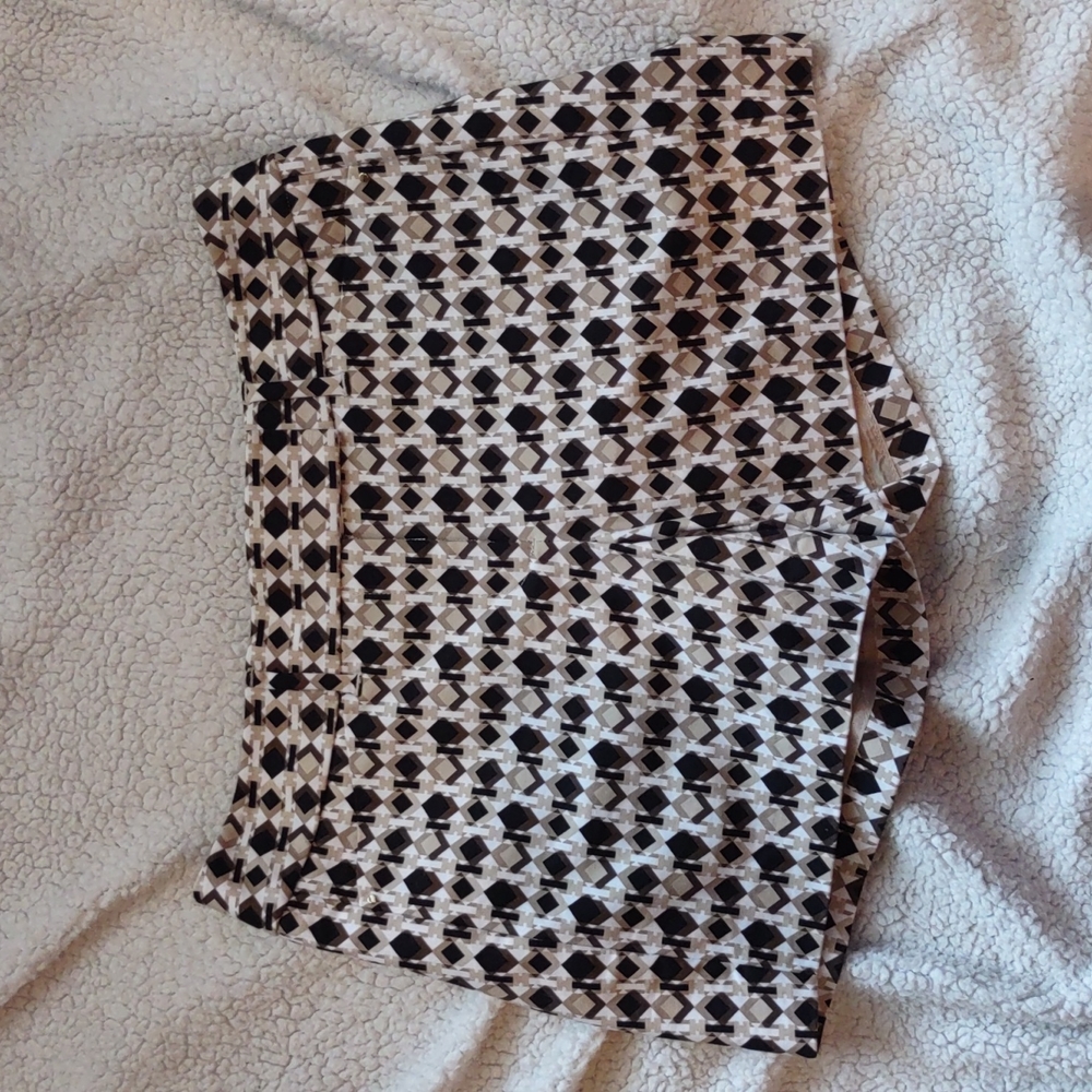 Fun Geometric Print Shorts